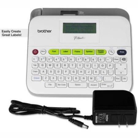 BROTHER Brother¬Æ P-Touch¬Æ Versatile Label Maker, White PTD400AD